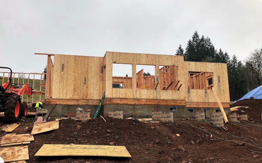 Spec Home Construction Project in Sweet Home, Oregon