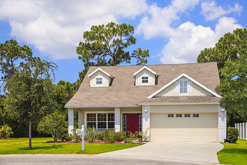 Single Family Home Exterior Photo of a Single Family House