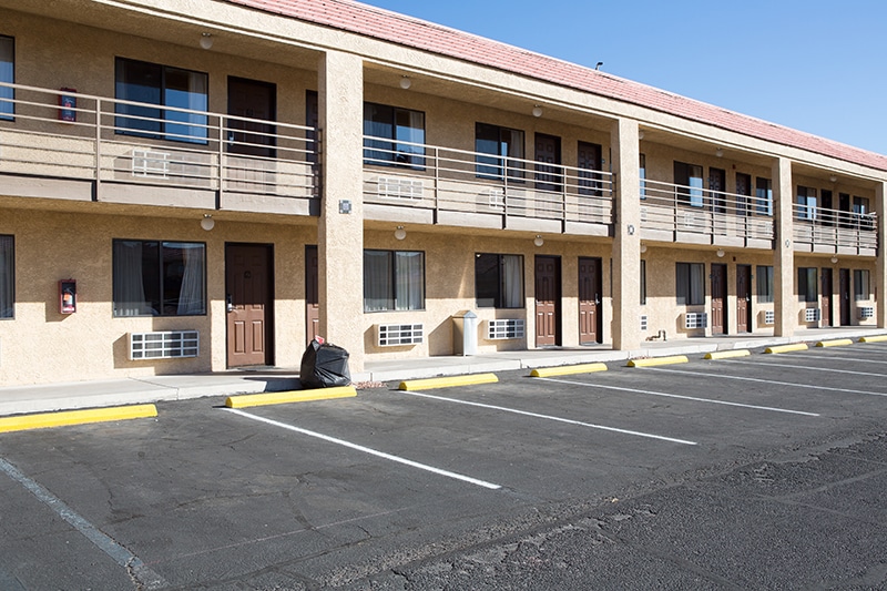 Motel Exterior Photo of a Motel
